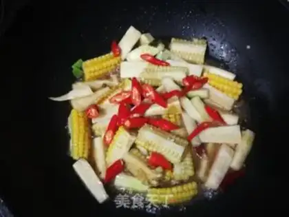 Make White corn step 8