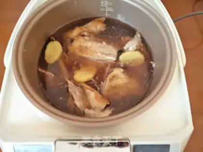 Make Black bean duck bone step 4