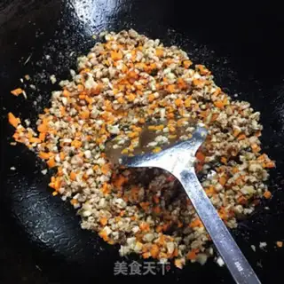 Make Carrot mushrooms and rice step 5
