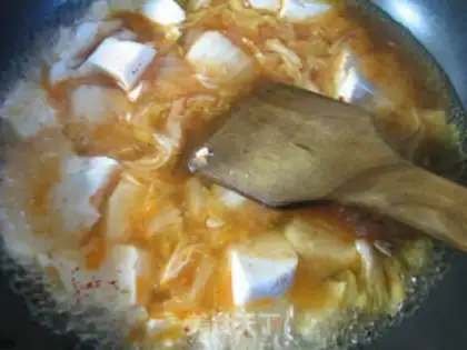 Make Pickle tofu soup step 3