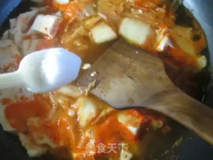 Make Pickle tofu soup step 5