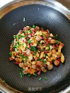 Make Shrimp egg fried rice step 4