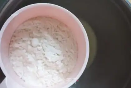 Make A homemade baby grinds a toothstick cookie step 2
