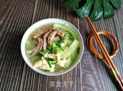 Make Pork egg soup step 6