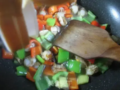 Make Cream pepper scallops step 5