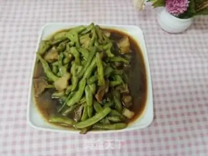 Make Four seasons of bean meat step 7