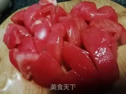 Make Tomato egg soup step 0