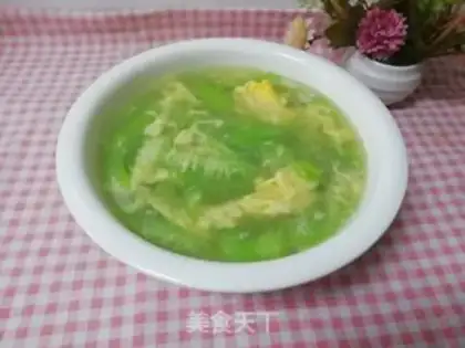 Make Smelt duck egg soup step 4