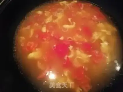Make Tomato egg soup step 5