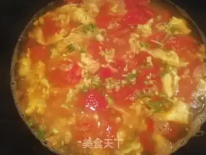 Make Tomato egg soup step 6