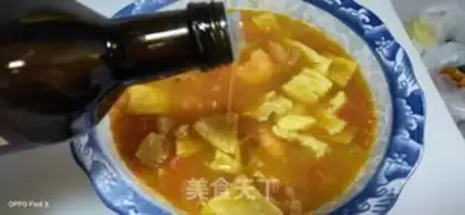 Make Tomato egg shrimp soup step 10