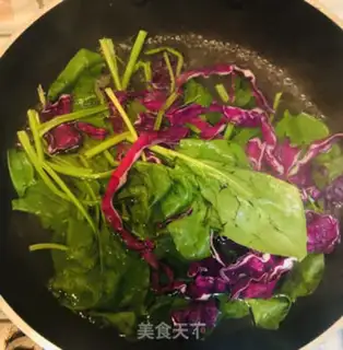 Make A spinach fan step 5