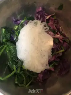 Make A spinach fan step 6