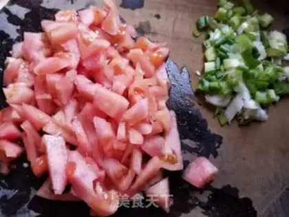 Make Tomato shrimp step 1