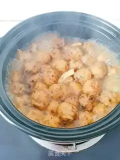 Make Chickenball tofu step 8