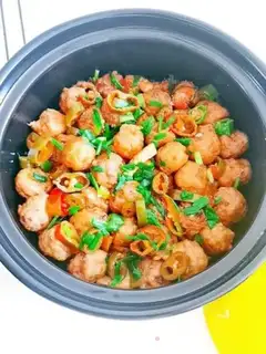 Make Chickenball tofu step 11