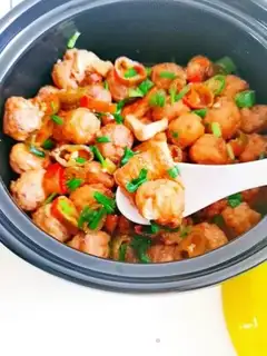 Make Chickenball tofu step 14