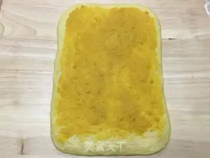 Make Super soft pumpkin toast step 12