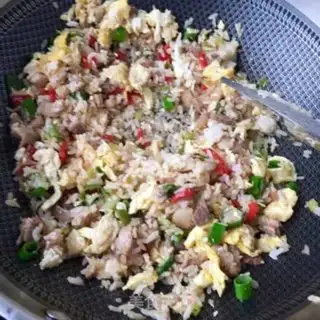 Make Onion fried rice step 19
