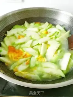 Make Smelt shrimp rice egg soup step 7