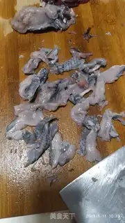 Make Chicken chops, pork mushrooms step 1