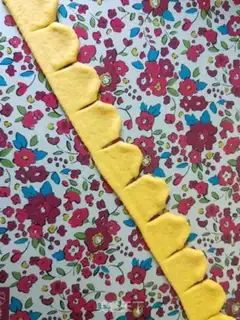 Make Pumpkin roses step 8