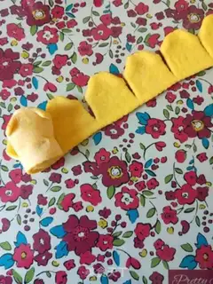 Make Pumpkin roses step 9