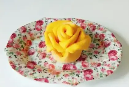 Make Pumpkin roses step 10