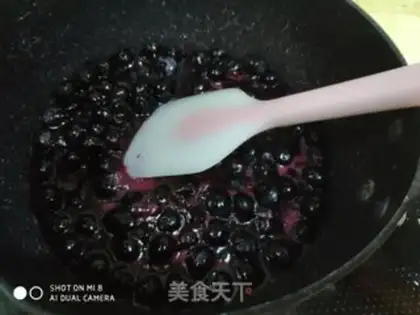 Make Blueberry jam step 2