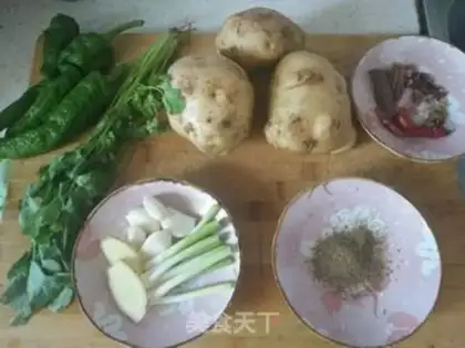 Make Xinjiang chicken step 2