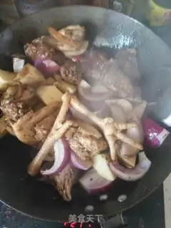 Make Xinjiang chicken step 11