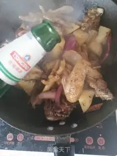 Make Xinjiang chicken step 13