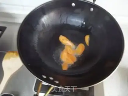 Make ♪ The West Blue Flowers are fried ♪ step 2