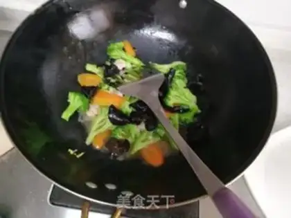 Make ♪ The West Blue Flowers are fried ♪ step 5