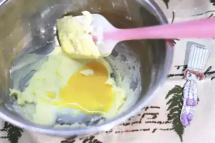 Make Marble cookies step 2