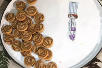 Make Marble cookies step 7