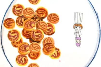 Make Marble cookies step 8