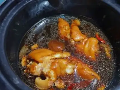 Make Mushrooms, pig hoofs step 4