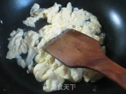 Make Pyramid chicken tofu step 4