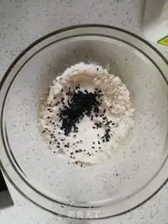 Make Sour cream sesame cake step 1