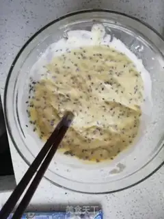 Make Sour cream sesame cake step 2