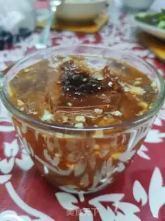 Make Rose ice powder step 1