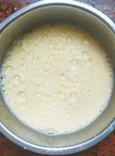Make Milk steamed eggs step 3
