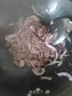 Make Curry beef sauce step 6