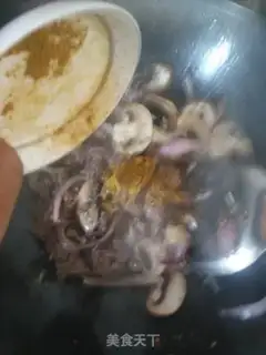 Make Curry beef sauce step 8