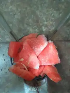 Make Crystal fruit ice powder step 1