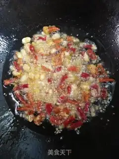 Make Spicy pepper peanuts step 5