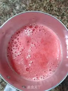 Make Crystal fruit ice powder step 3