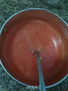 Make Crystal fruit ice powder step 5