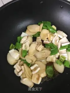 Make Pepper apricot mushrooms fired step 5